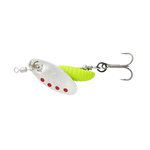Obrotówka Savage Gear Grub Spinners #2 | Silver Red Lime