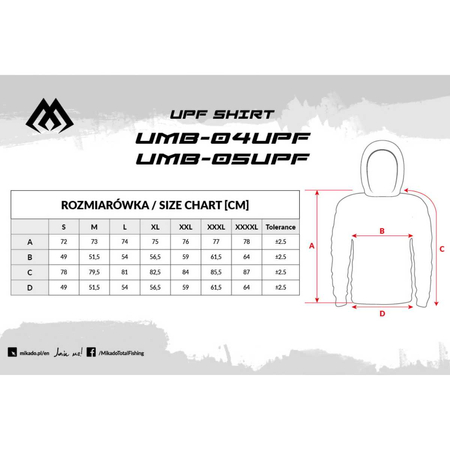 Bluza Mikado - z filtrem UPF - rozm. XXL