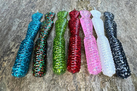 Guma Great Fish GF2 Leech 6cm | Multicolor II | bezzapachowy | 24 szt.