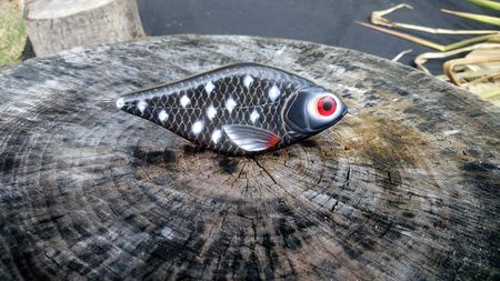 Jerk Lost Lures Ferox 12 cm - tonący - F23 - Black Pearl