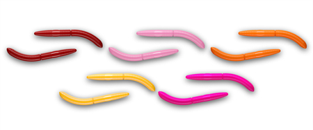 Przynęta Libra Lures Fatty D'Worm 6.5cm | MIX 008/011/017/019/021 | kryl | 10 szt.
