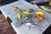 Wobler Salmo Hornet 4cm | Holographic Grey Shiner | tonący