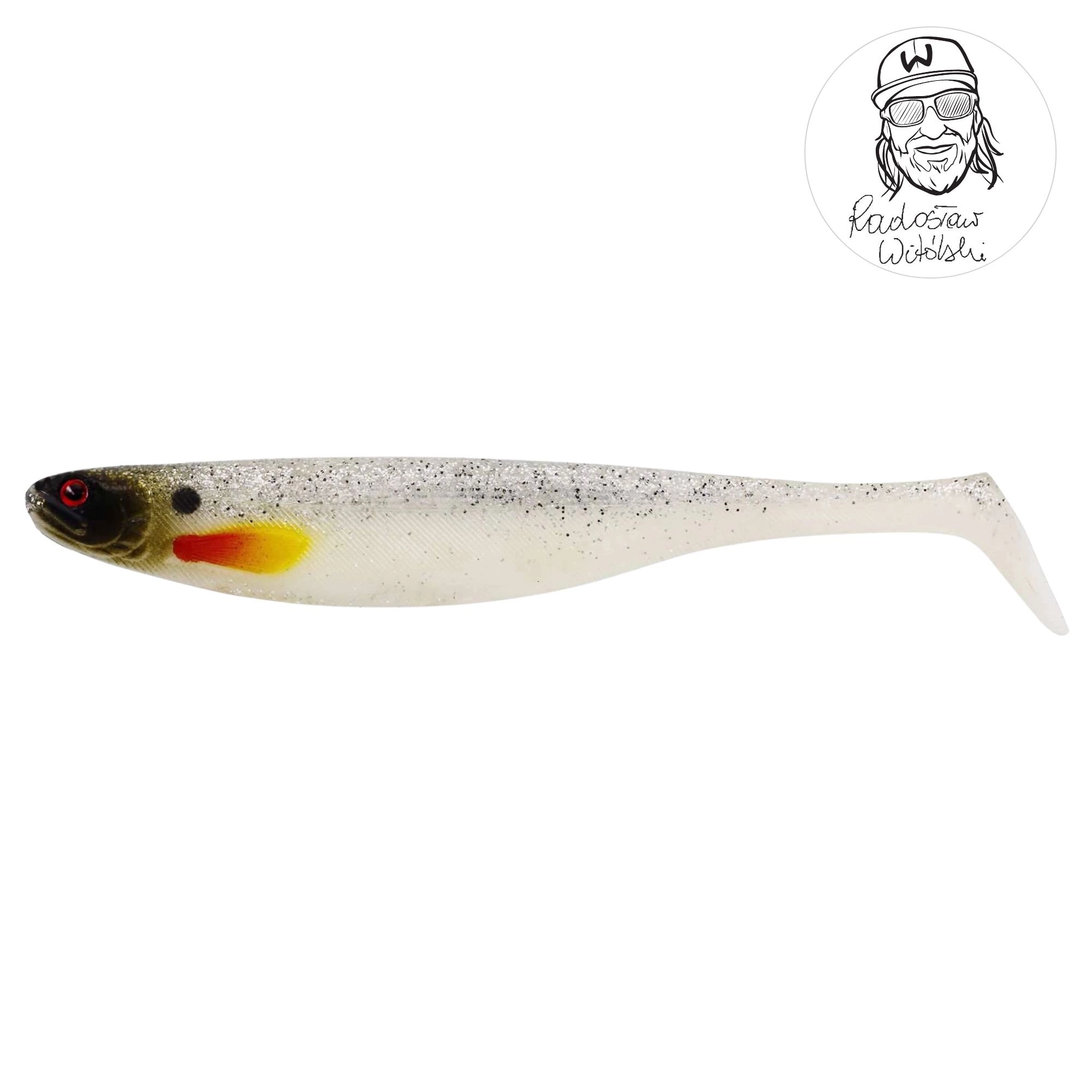 .Przynęta WESTIN ShadTeez Slim 18cm 33g - Glow Ghost Hunter