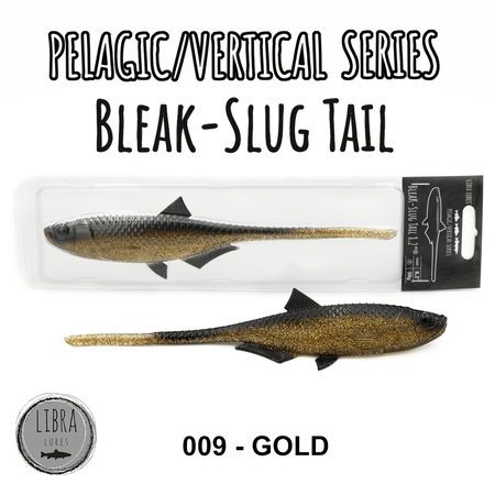 Przynęta Libra Lures Bleak Slug Tail 8.2" | 20.8 cm | 009 - Gold