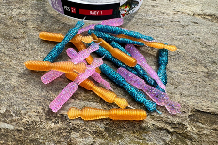 Guma Great Fish GF2 Baby Leech 3,3cm | Mix1 | bezzapachowy | 21 szt.