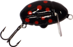 Wobler smużak A.J Lures Pimp 2.5cm - Czarny w Czerwone Kropki