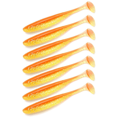 Guma Keitech Easy Shiner 4" | 10,16cm | LT#08 Orange Rainbow | 7 szt.