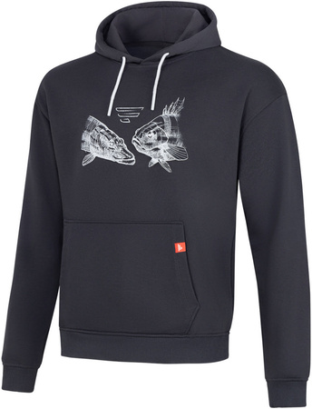 Bluza z kapturem Favorite Fish dialog dark grey | rozm. XXL