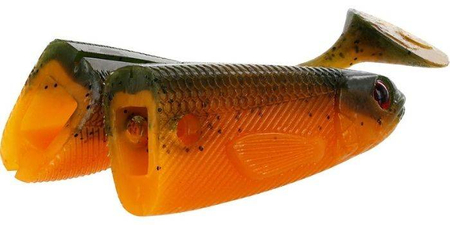 .Guma Westin ShadTeez Hollow 12cm - Black/Chartreuse
