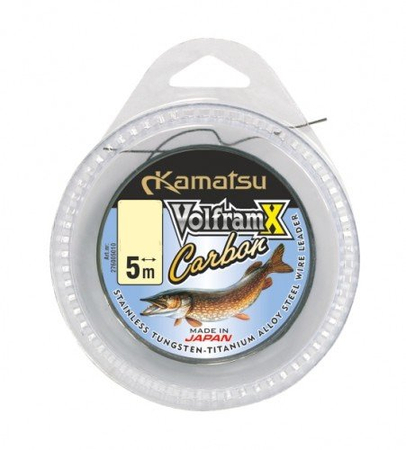 Materiał przyponowy Kamatsu Volfram X Carbon 5m - 15kg