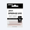 Haczyki BKK Spoon-22 UVO | #4 | 9 szt.
