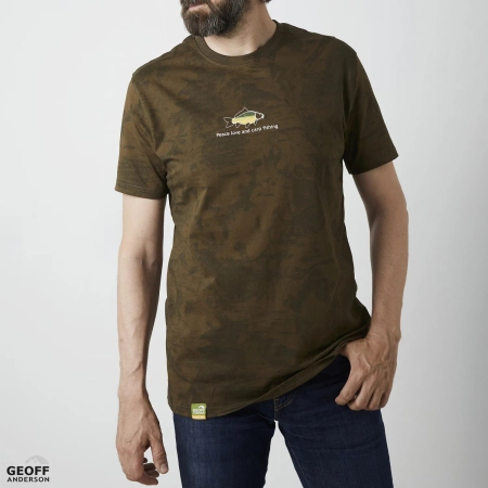 T-shirt Geoff Anderson Organic Tee | Leaf Peace Carp | L
