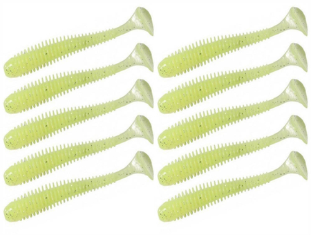Guma Keitech Swing Impact 2.5" | 6,35cm |  LT#25 Toxic Chart | 10 szt.