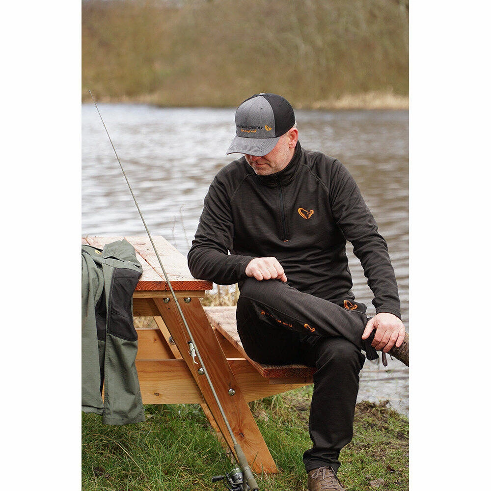 .Bluza termiczna SAVAGE GEAR Regenerator Half-Zip Fleece Kombu Green - roz. L