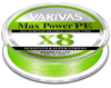 Plecionka Varivas Max Power X8 Premium | 0.6 PE | 14,5lb | Lime Green | 150m
