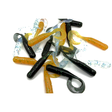 Guma Great Fish GF1 Twister Baby 3cm | Dżejsiok Special Edition | Krewetkowy | 21 szt.