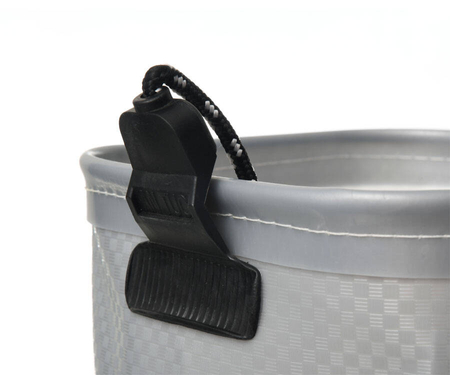 Flagman Grey Eva Bucket Kwadratowe wiadro na wodę / 6L