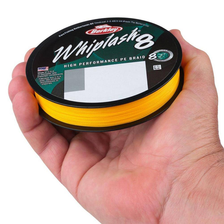 Plecionka Berkley Whiplash 8 Yellow 0.10mm | 14.8kg | 150m