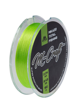 Plecionka Mikado M-Craft Braid 0,08mm | 4,51kg | 150m | fluo 