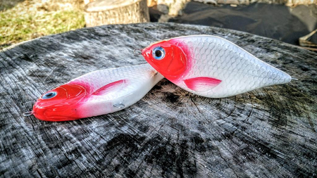 Jerk Lost Lures Ferox 10 cm - tonący - F8 - Redhead