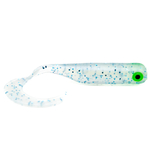 Guma Great Fish GF1 Twister 4,9cm | Ice Blue | bezzapachowy | 10 szt. | Dżejsiok Special Edition