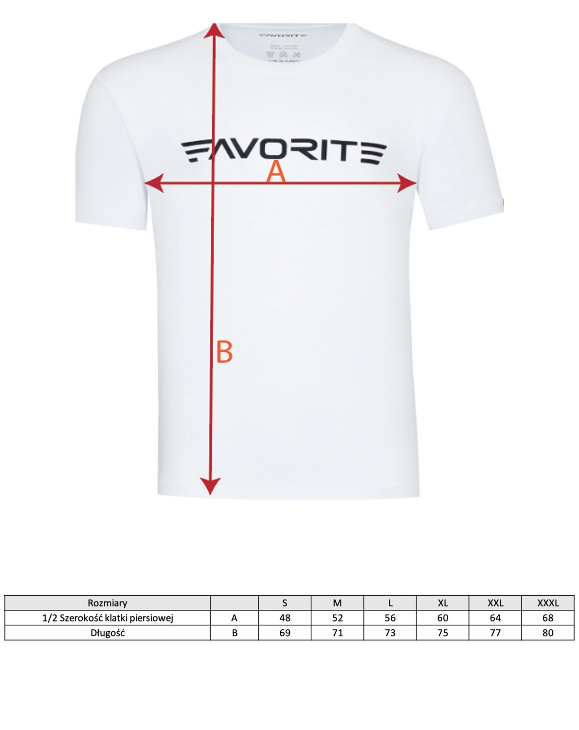 T-shirt Favorite Black Logo - Czarny - rozmiar XXXL