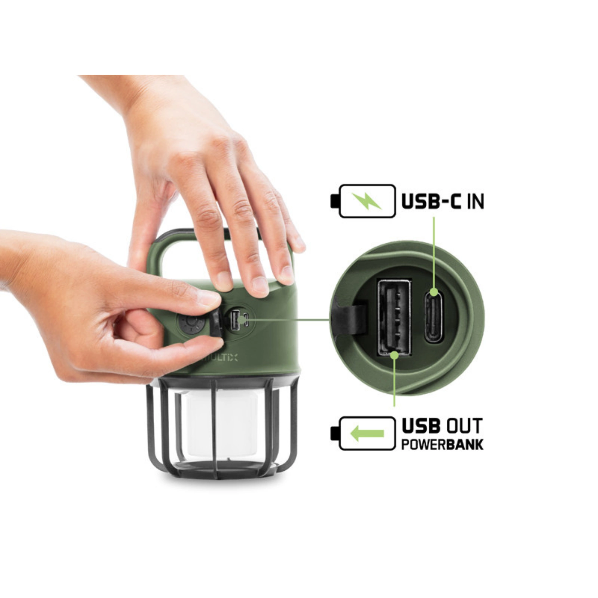 Lampa kampingowa Delphin Multix