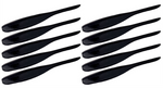 Guma Keitech Shad Impact 3" | 7,6cm |  #001 Black | 10 szt.