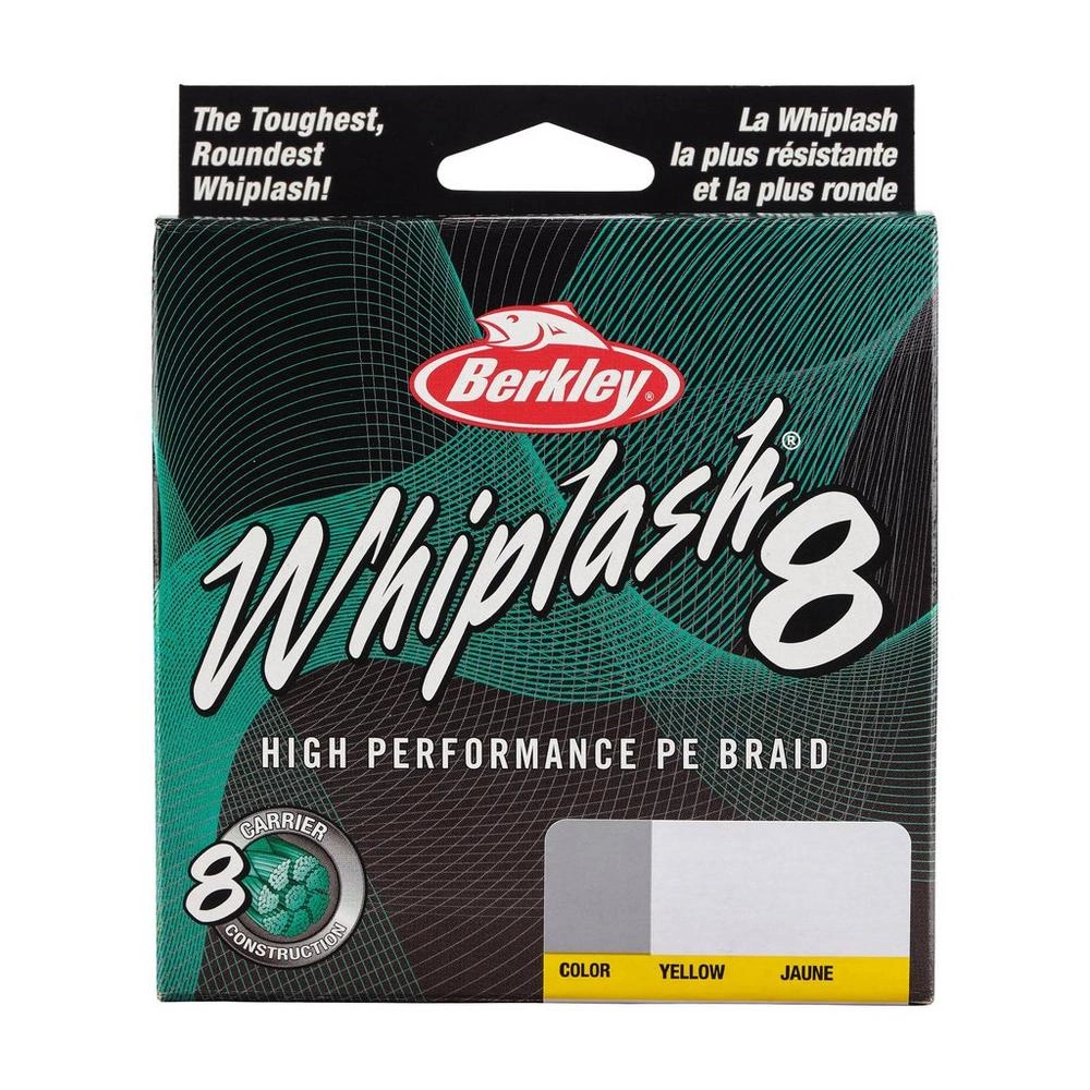 Plecionka BERKLEY Whiplash8 YELLOW 150m - 0.25mm - 40.0kg