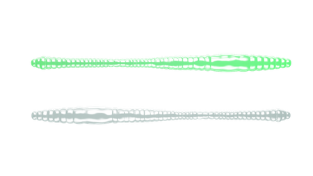 Przynęta Libra Lures Dying Worm 7cm | 000 - Glow UV Green | ser | 15 szt.