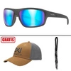 Okulary polaryzacyjne Wiley X - CONTEND CAPTIVATE / Blue Mirror / Matte Graphite + GRATISY!