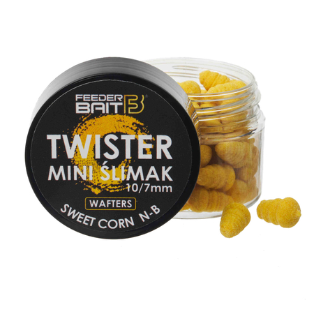 Feeder Bait Mini Ślimak Twister Wafters 11/8mm | Sweet Corn & N-B