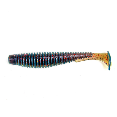 Gumy FishUp U-Shad 7,6cm | 3" | #019 Motor Oil/Red | 9szt.