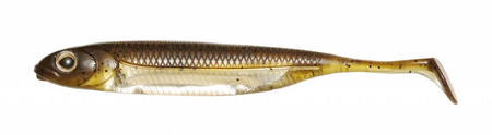 Fish Arrow Flash-J Shad 3" - Green Pumpkin/Silver #01 - 1 szt.