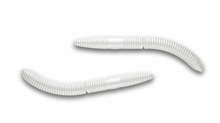 Przynęta Libra Lures Fatty D'Worm Tournament 5.5cm | 004 - Silver Pearl | kryl | 12 szt.