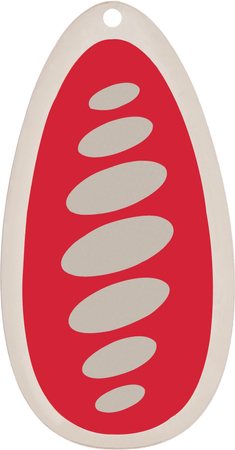 Obrotówka Mikado Monster Spinner #7 - Silver Red