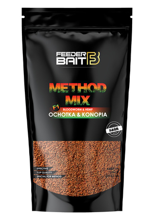 Zanęta Feeder Bait F1 Mix 800g | Ochotka & Konopia