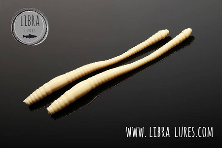 Przynęta Libra Lures Dying Worm 8cm | 005 - Cheese | kryl | 12 szt.