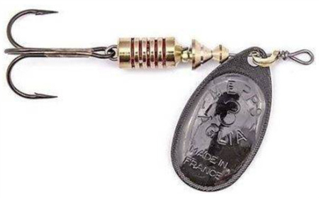 Obrotówka Mepps Aglia #1 | 3,5g | Czarna