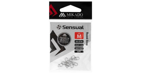 Agrafki Mikado Round Snap rozm. L | 10szt.