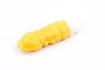 Gumy FishUp Pupa 3,8cm | 1,5" | #134/Cheese/White | 8szt.