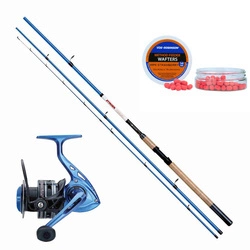 Zestaw ROBINSON Stinger Feeder 360cm 50-110g + ROBINSON Stinger Feeder FD 504 + Waftersy Dojrzała Truskawka