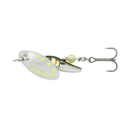 Obrotówka Savage Gear Sticklebait Spinner #3 | Green Silver Ayu