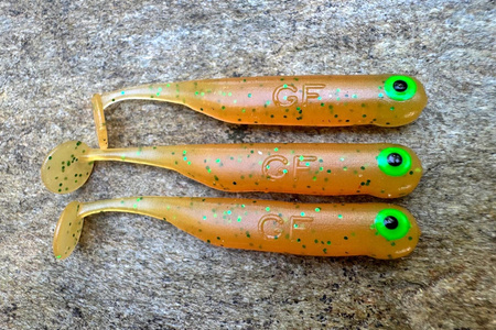 Guma Great Fish GF1 4,9cm | Curry | krewetkowy | 10 szt. | Dżejsiok Special Edition