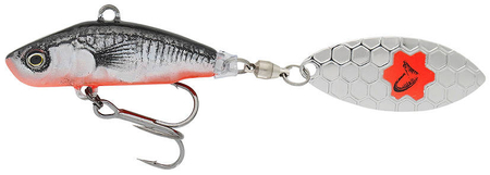Wirujący ogonek Savage Gear 3D Sticklebait Tailspin 13g | Black Red