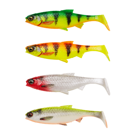 Zestaw przynęt Savage Gear 3D LB River Roach 14cm | Dark Water Mix | 4 szt.