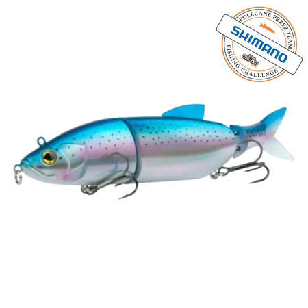 .Wobler Shimano Lure Yasei Soul Swim S 230mm Blue trout