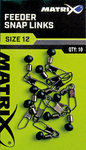 Łącznik Matrix Feeder Bead Snap Links rozm. 14