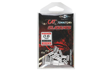 Tulejki zaciskowe Mikado alumiowe | rozm. 0.6 mm | 20szt.