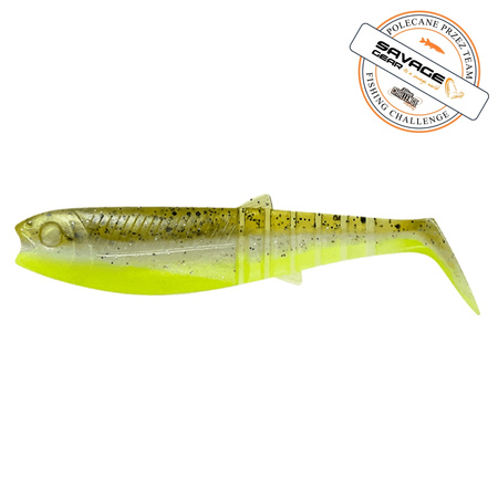 Guma Savage Gear Cannibal 15cm | Green Pearl Yellow